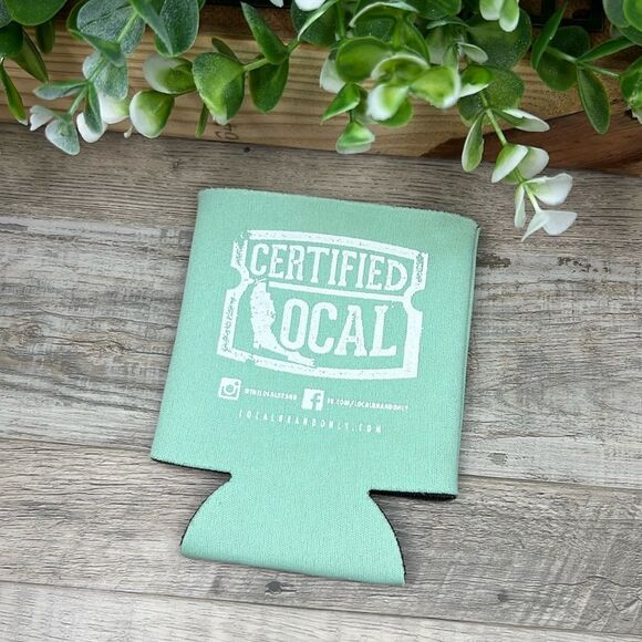 Certified Local Seafoam Mint Florida Koozie / Drink Hugger NEW - Picture 5 of 5